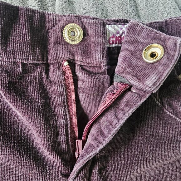 Point Zero Girl 6x Purple Jean Corduroy Wide Leg Pants - Picture 7 of 11